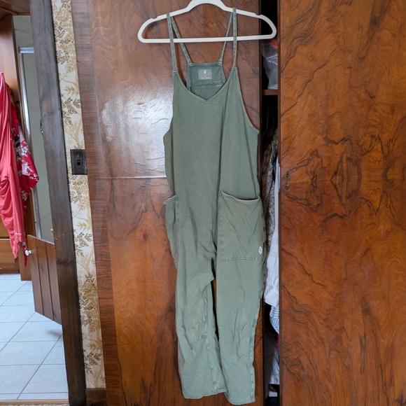 Free People Hot Shot Onesie Sage Stone - Picture 3 of 3